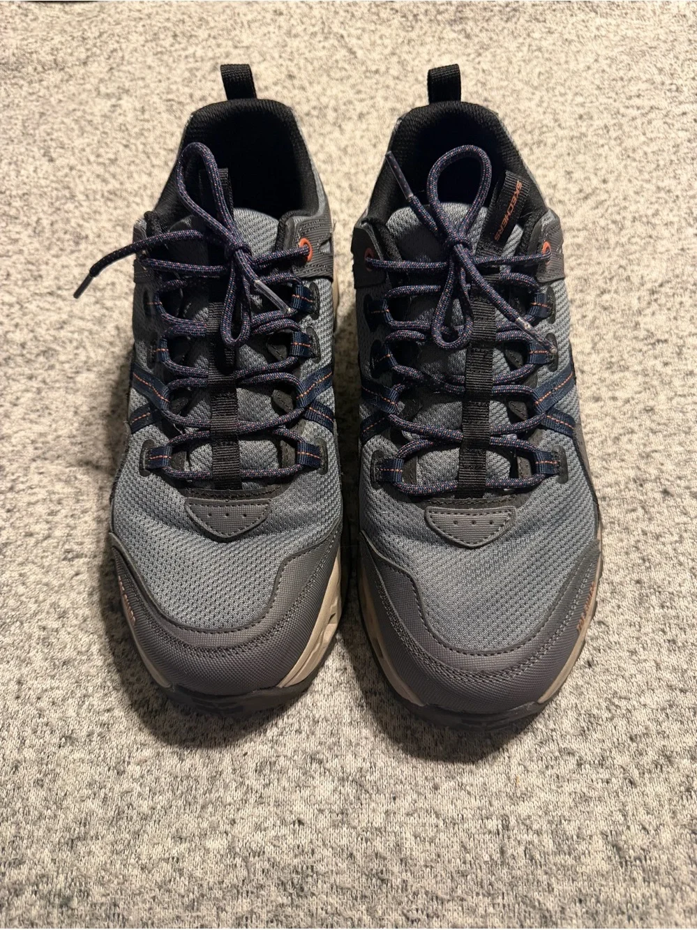 Skechers Men's 11.5 Glide Step Memory‎ Foam Mesh Sport Comfort Casual Slate